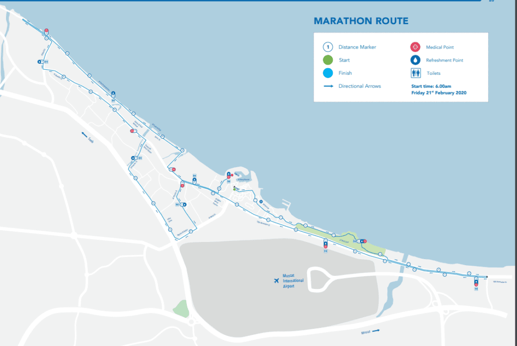 Muscat Marathon – Al Mouj 2022